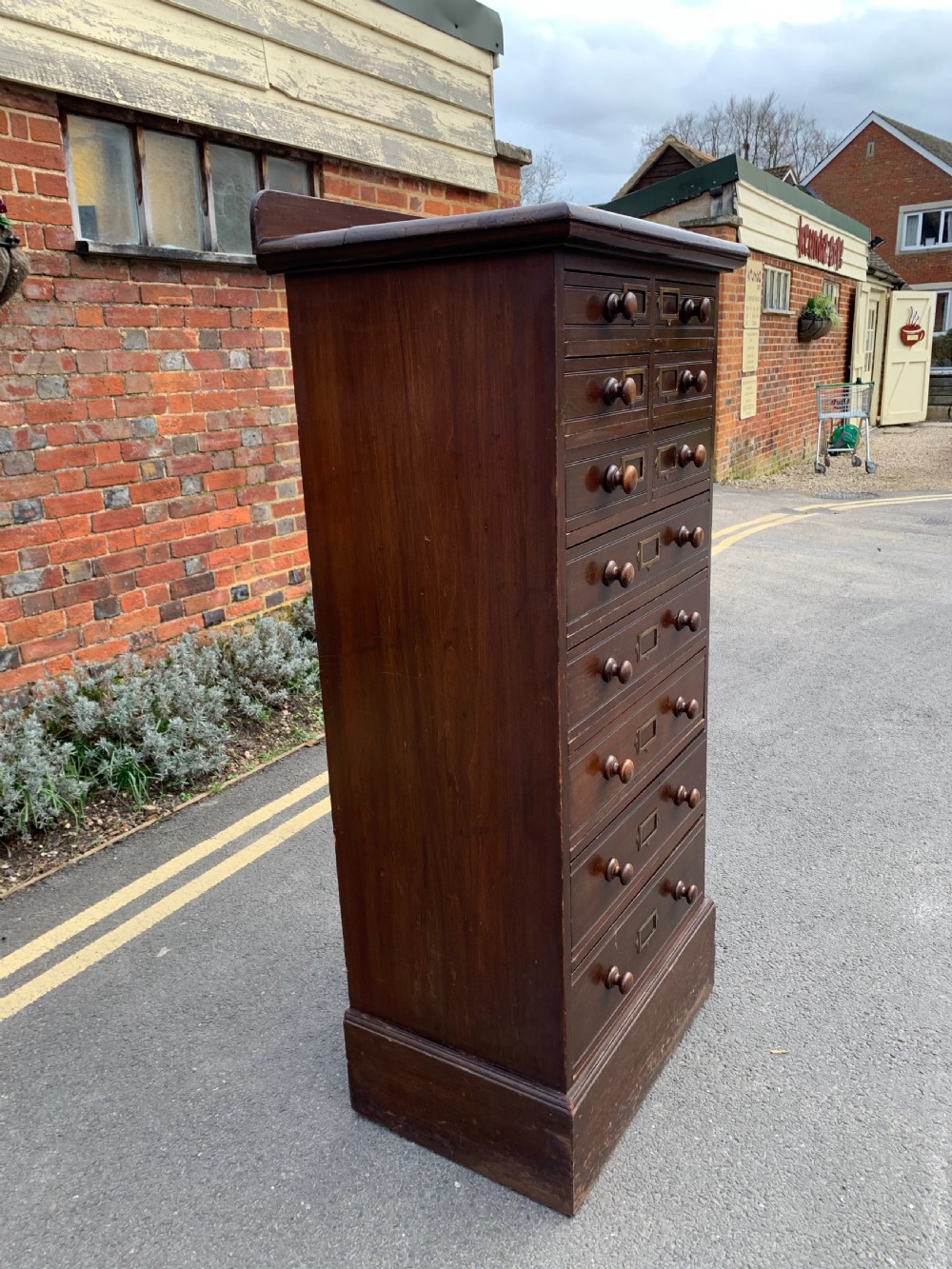 Edwardian bank of drawers  View III