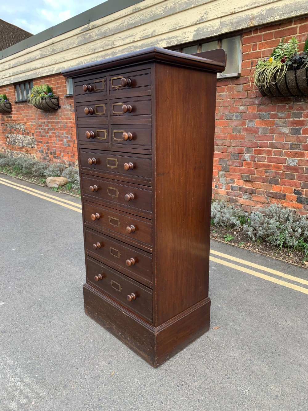 Edwardian bank of drawers  View V