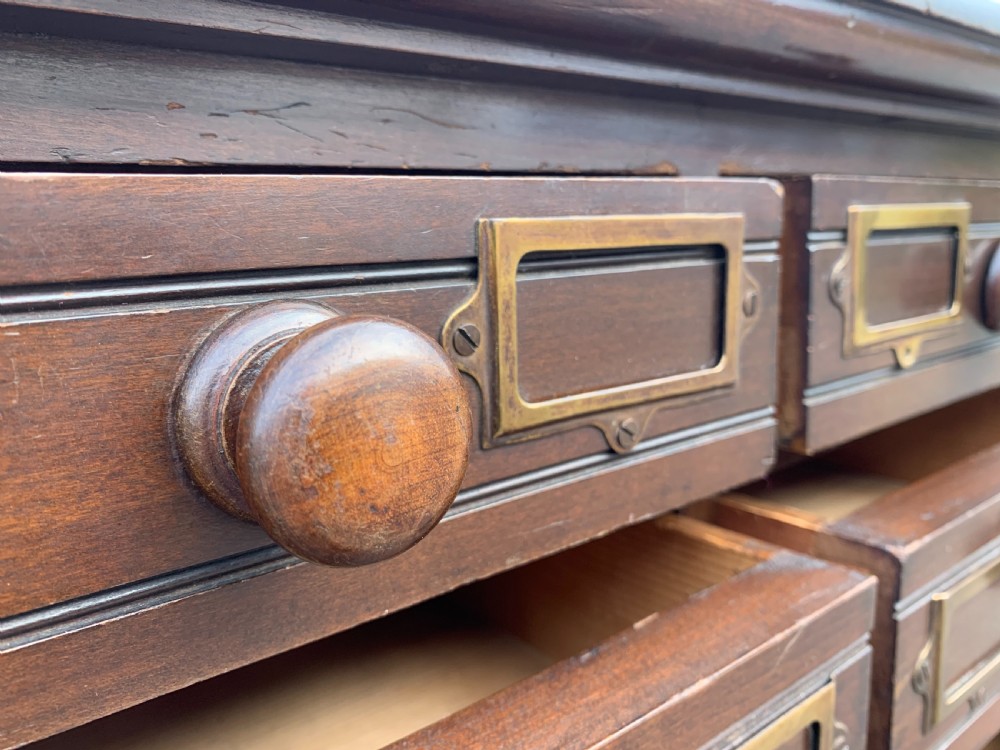 Edwardian bank of drawers  View VII