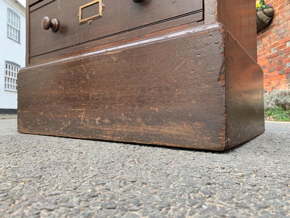 Edwardian bank of drawers  View IX