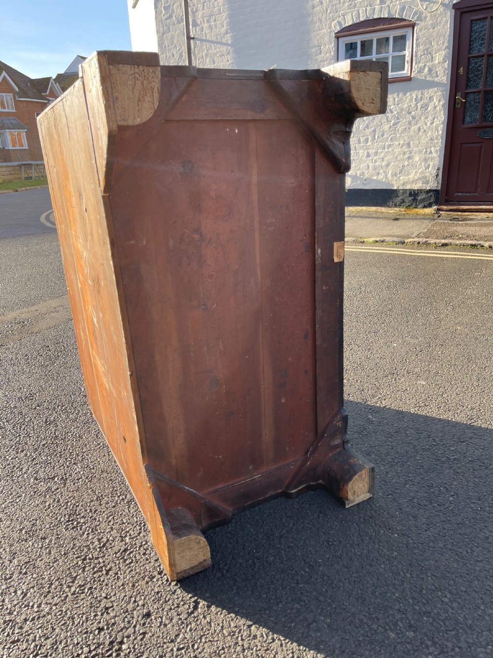 Georgian Elm chest of drawers  View XI