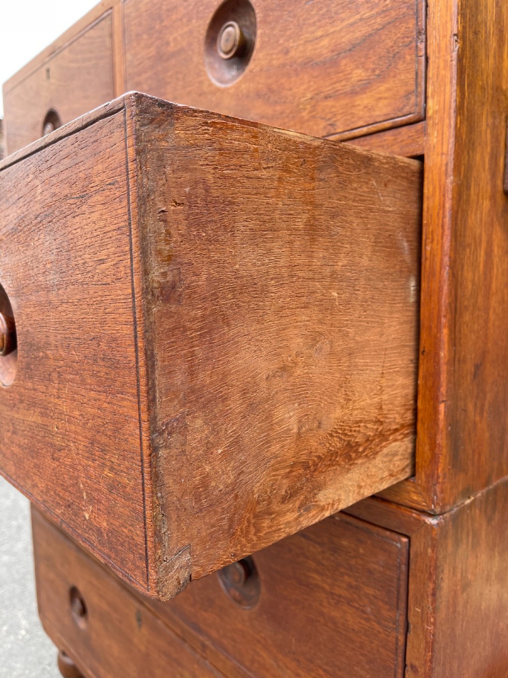 Teak military campaign chest View IV