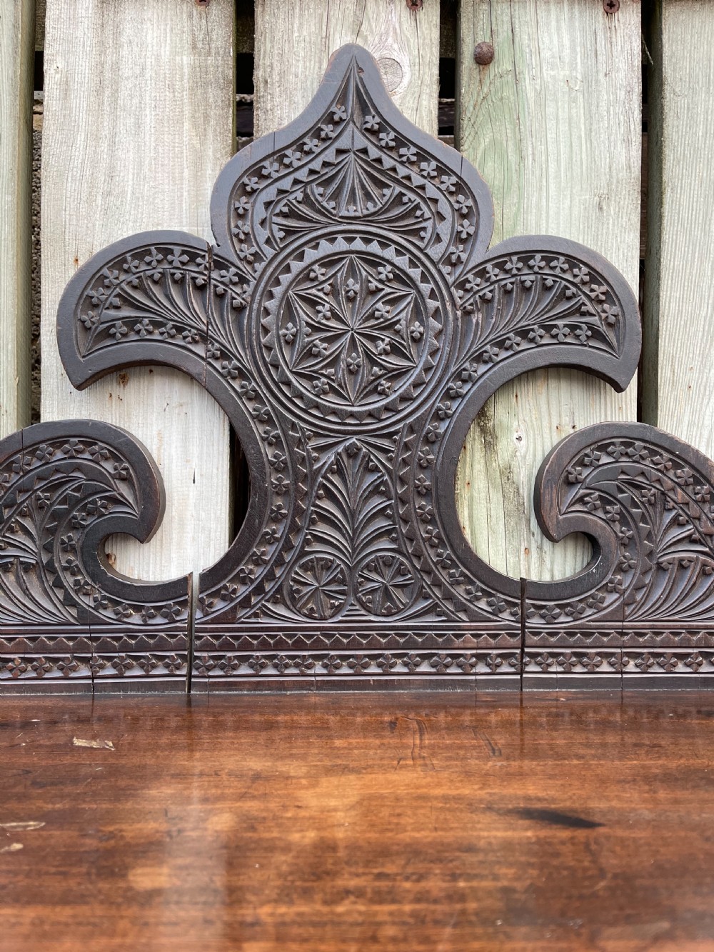 Large scale Nineteenth century wall shelves  View II