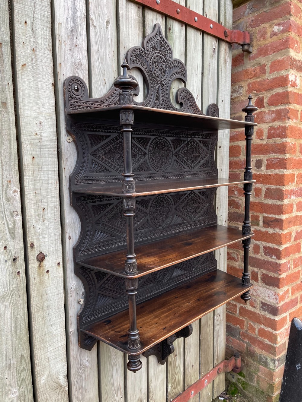 Large scale Nineteenth century wall shelves  View IV