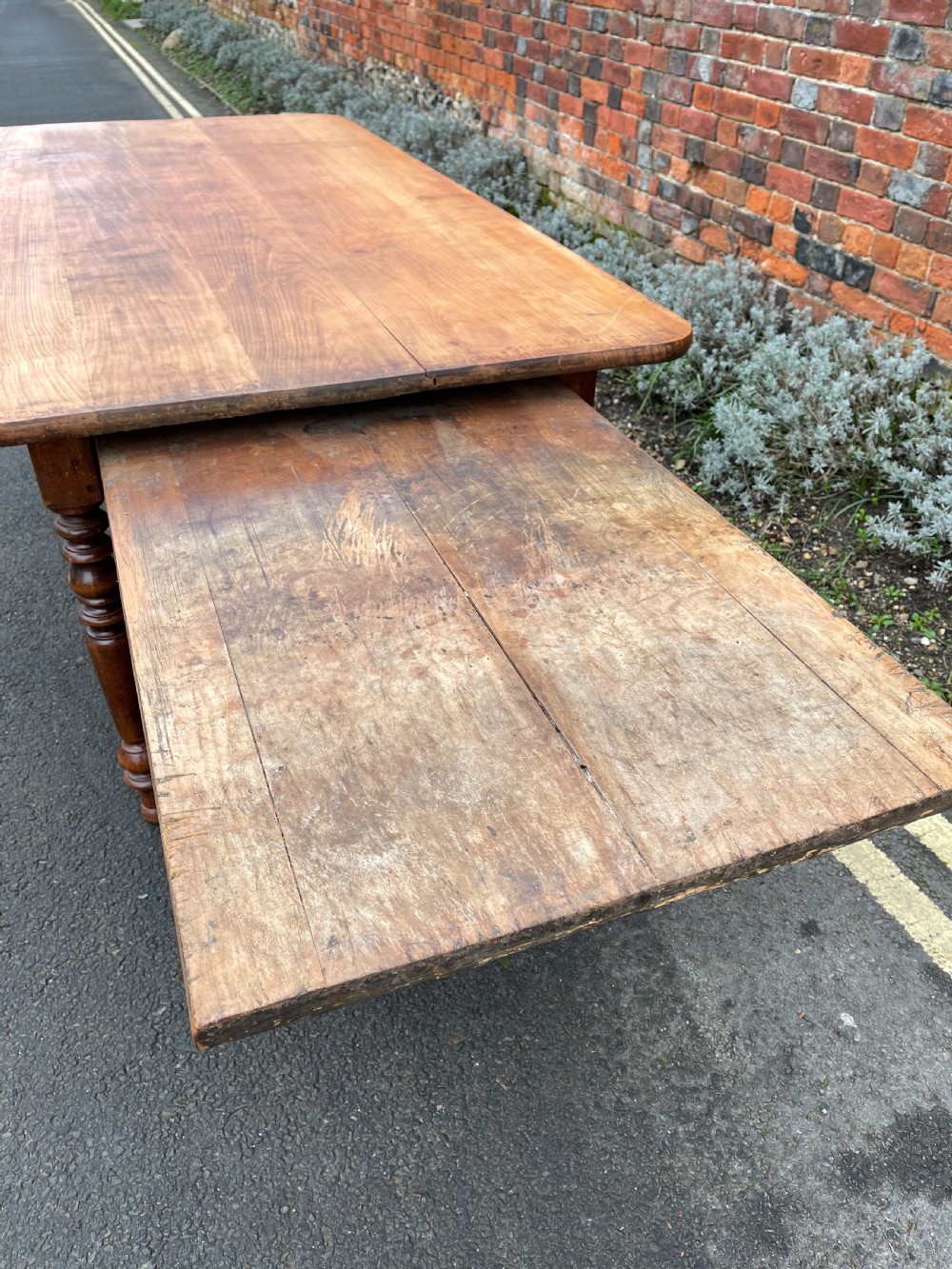 French cherrywood table  View IV