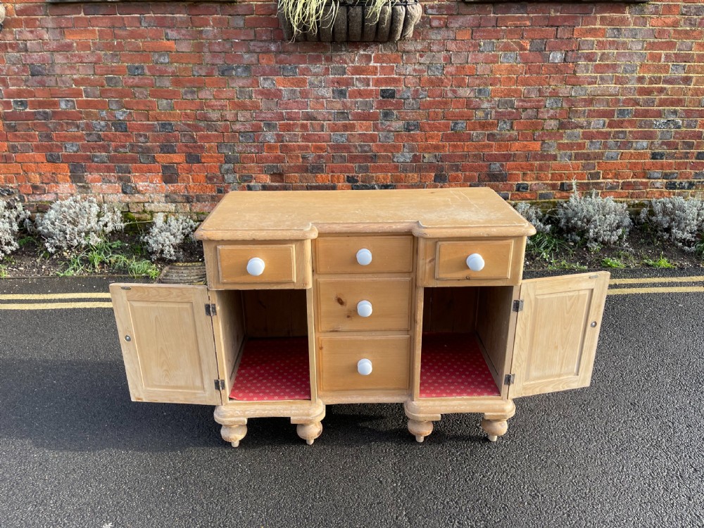 Early Victorian pine sideboard  View VII