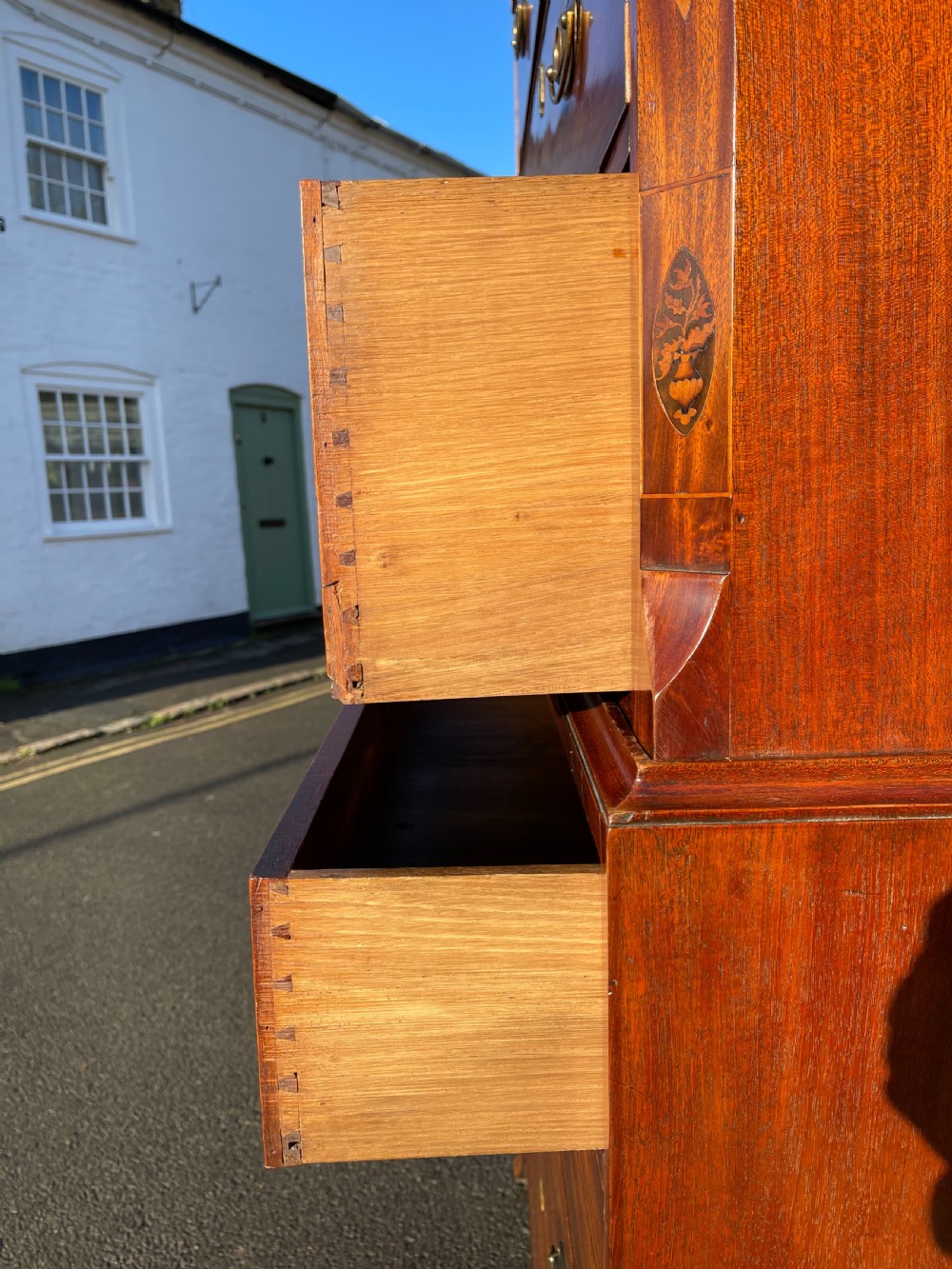 Georgian Mahogany chest on chest View III