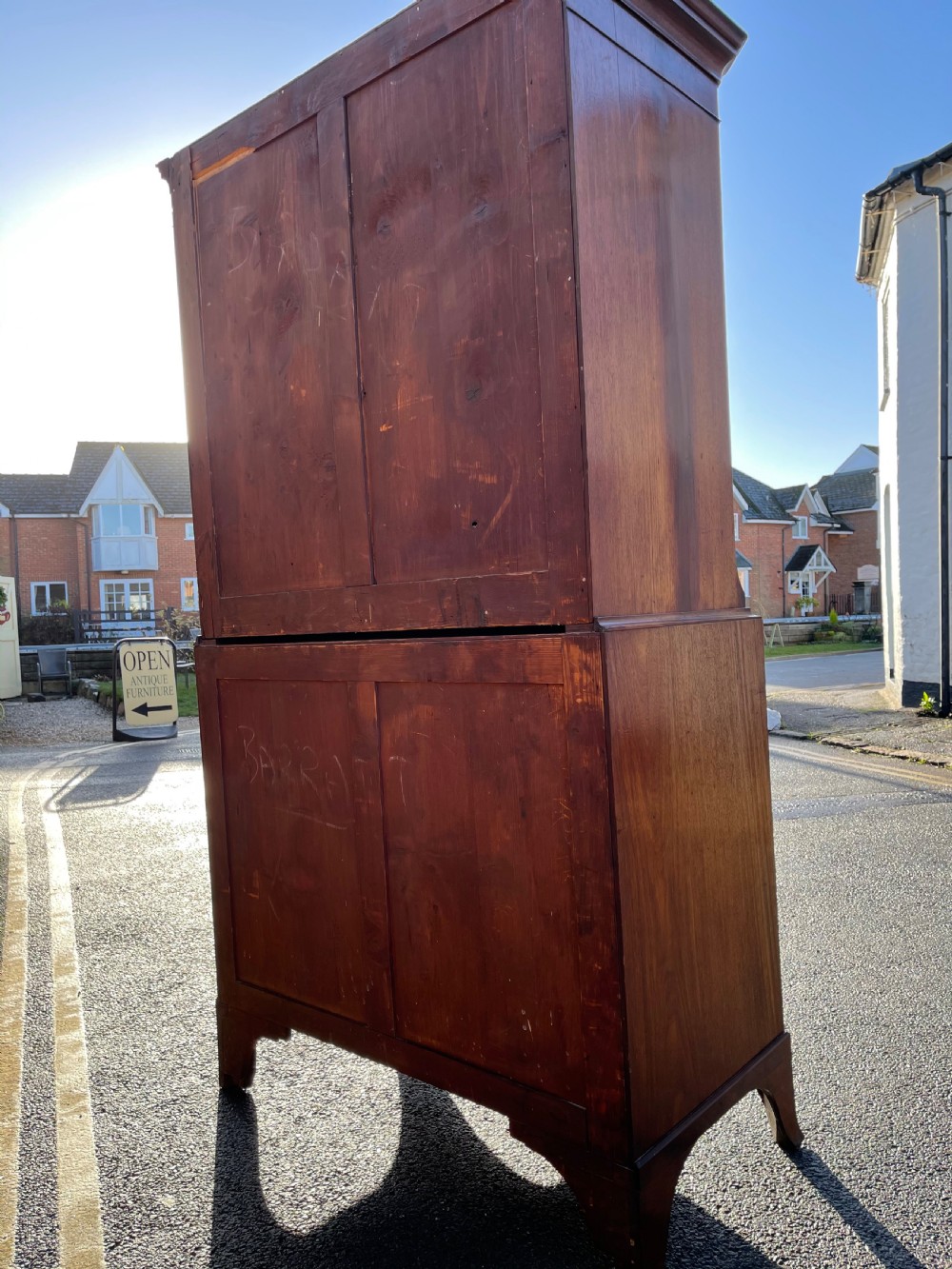 Georgian Mahogany chest on chest View IX