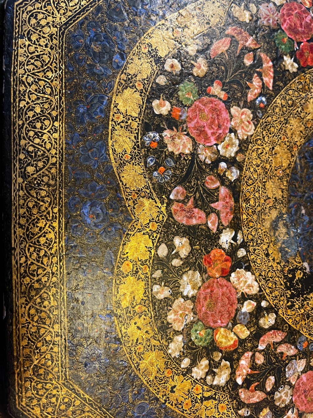 Kashmiri painted table  View III