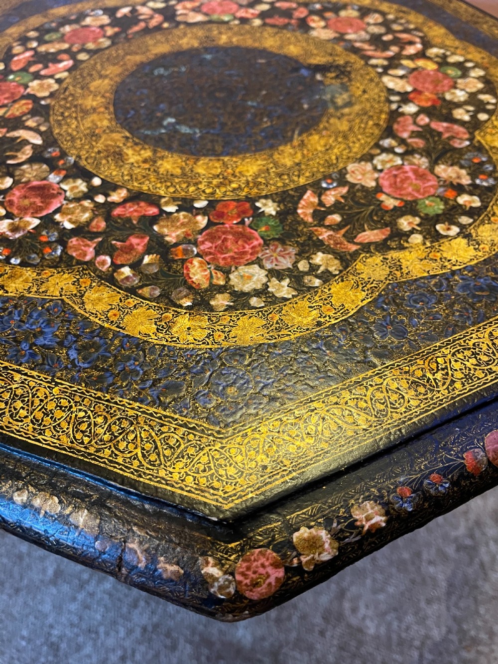 Kashmiri painted table  View VI