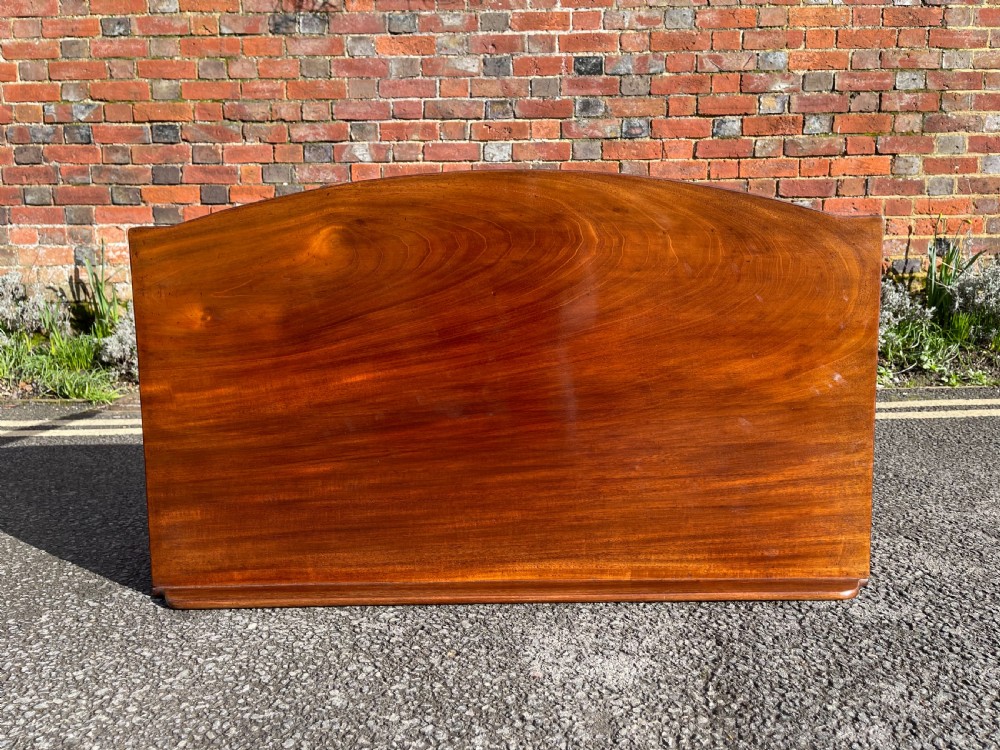 Victorian bow fronted Mahogany side table  View II