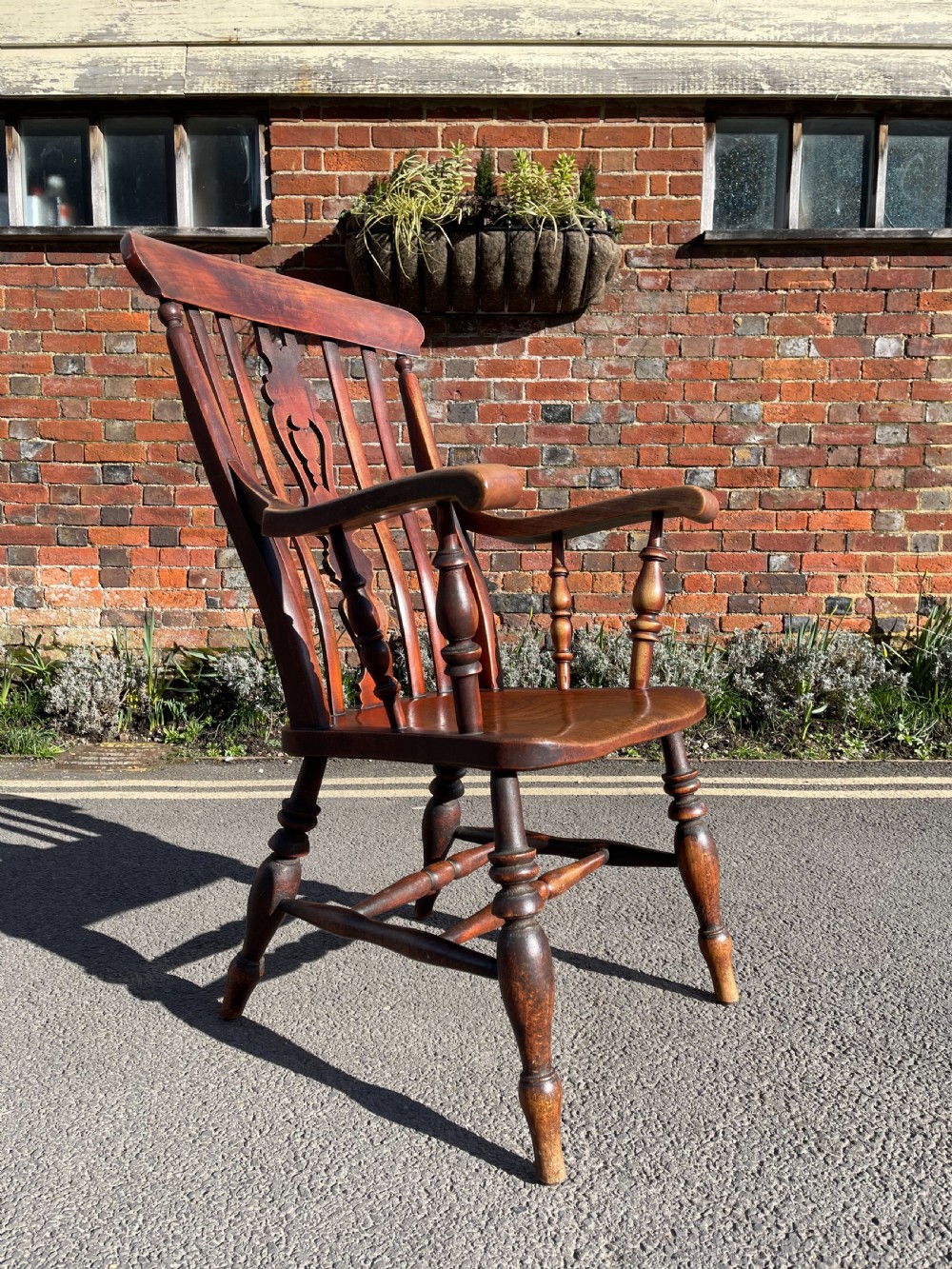 Victorian Windsor armchair 