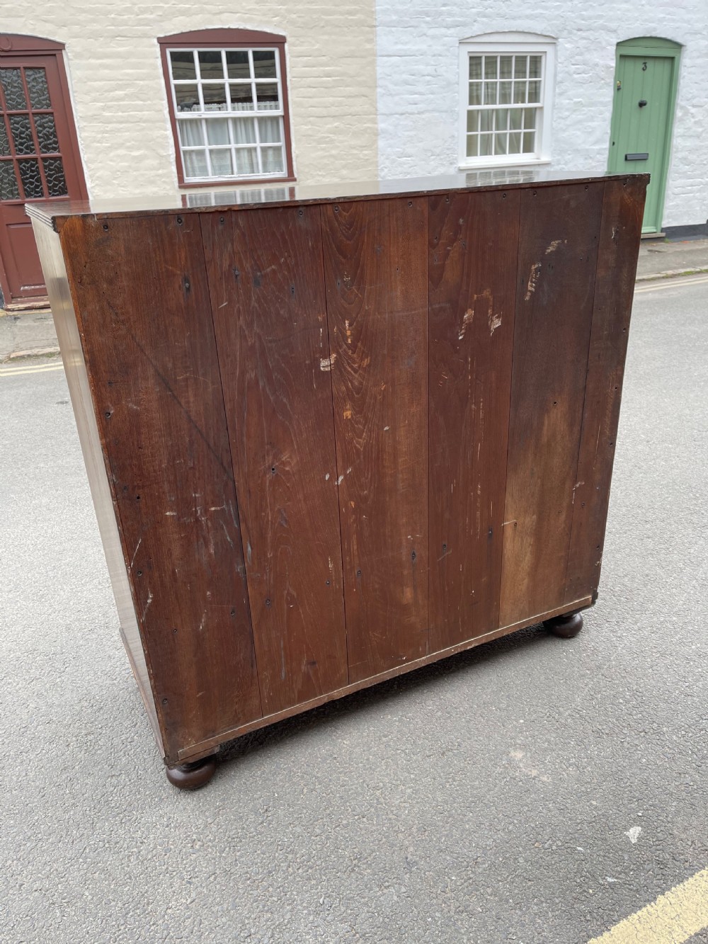 Nineteenth century Anglo Indian Teak campaign chest View IV