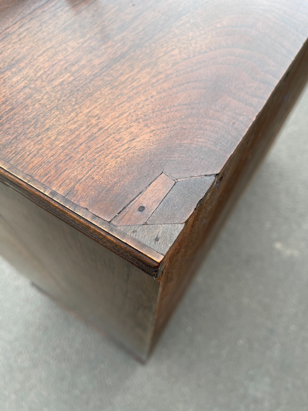 Nineteenth century Anglo Indian Teak campaign chest View VII