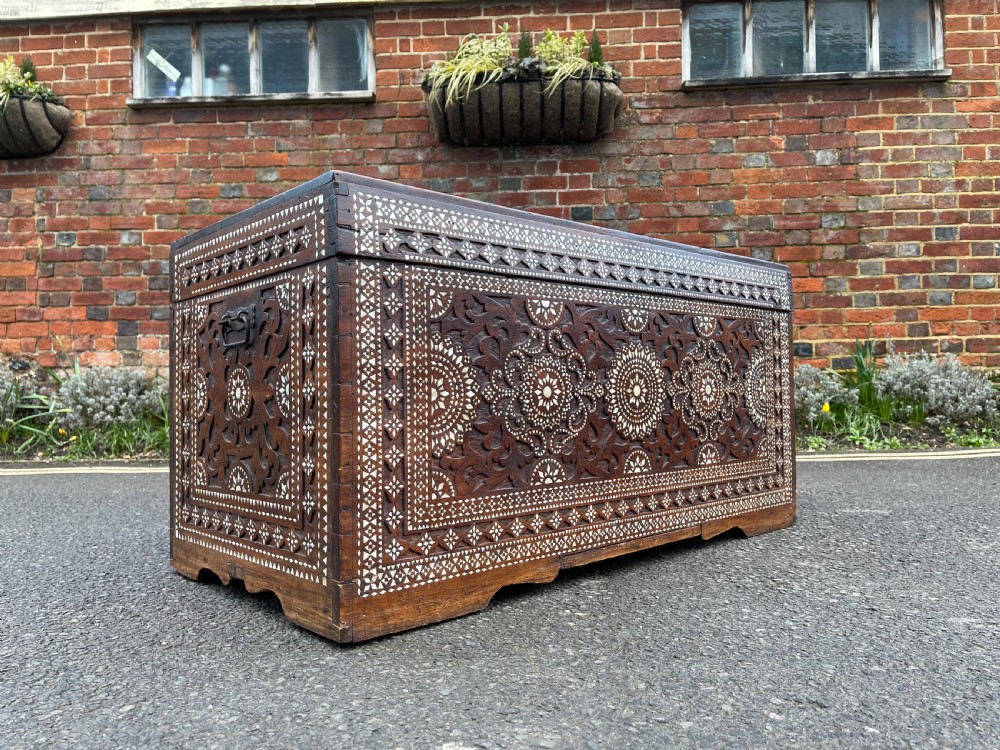 Syrian inlaid trunk