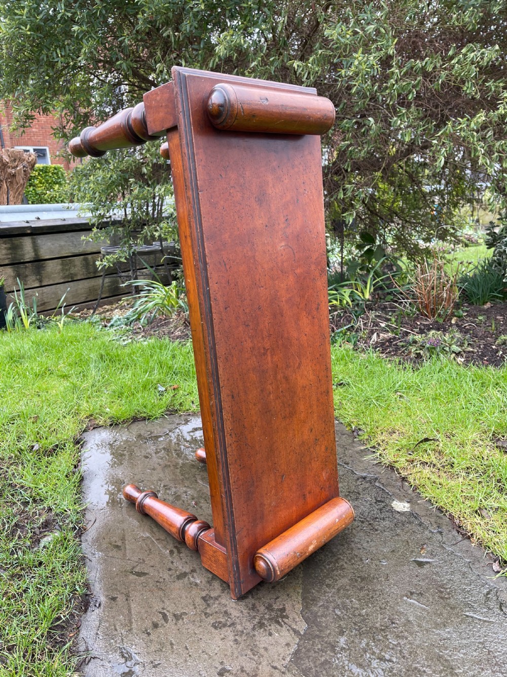 Victorian walnut window seat  View II