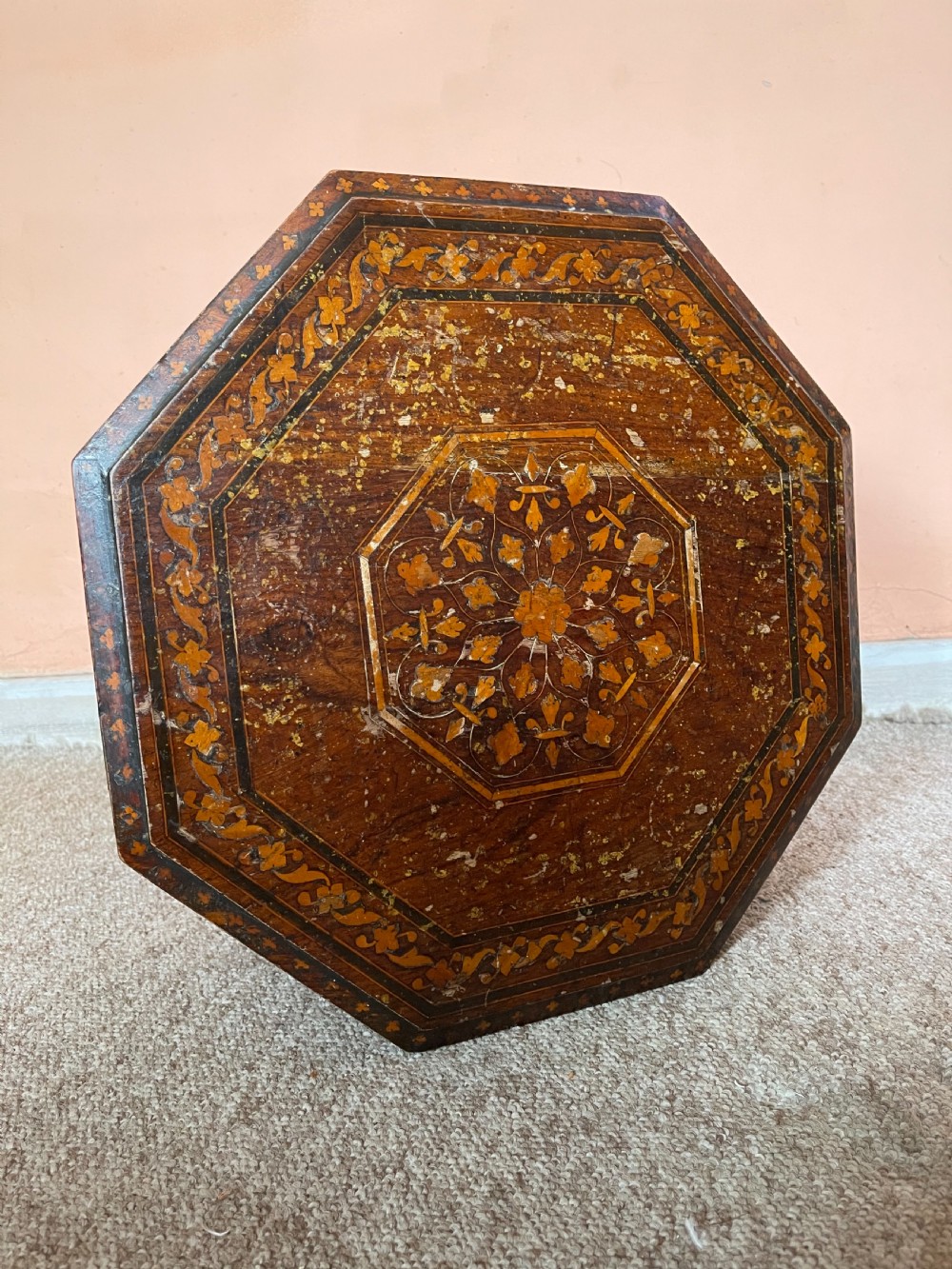 Small inlaid Hoshiarpur table  View II