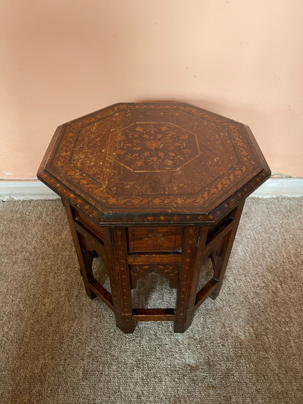 Small inlaid Hoshiarpur table  View IV