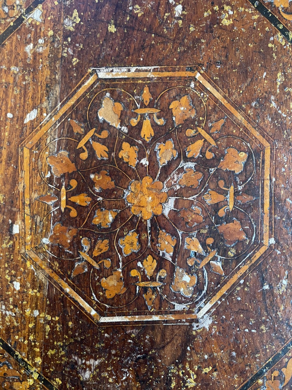Small inlaid Hoshiarpur table  View V