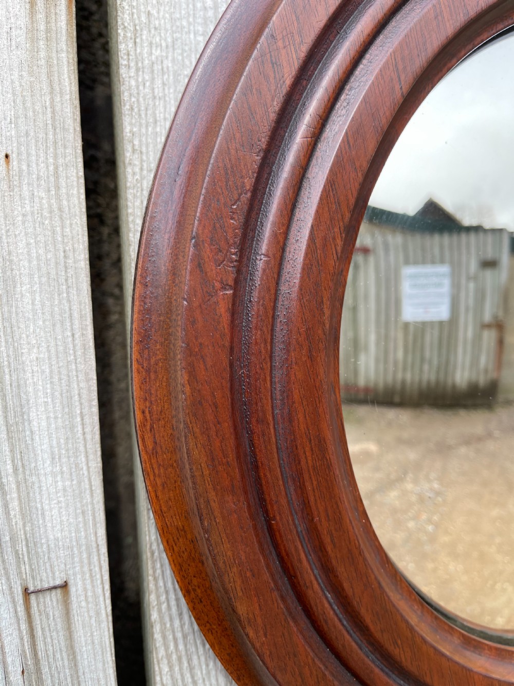 Pair of convex mirrors  View III