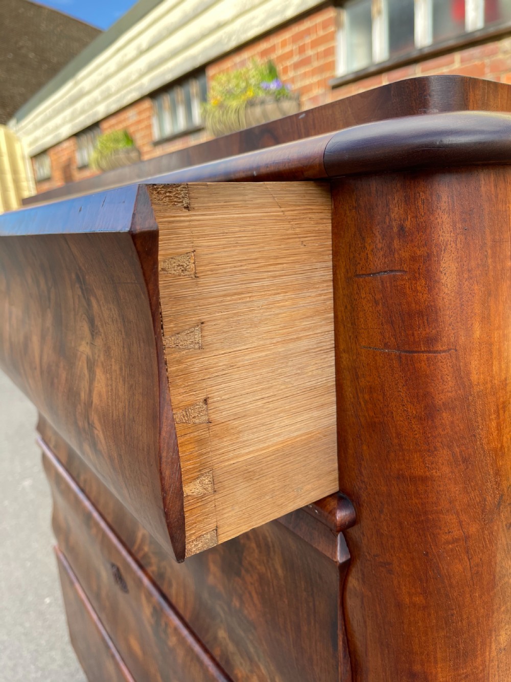 Continental Mahogany chest  View VI