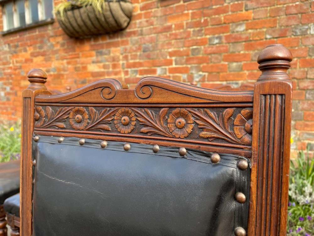 Set of eight Victorian chairs  View V