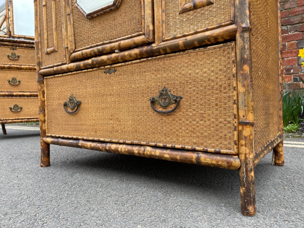 Victorian bamboo bedroom pair View XI