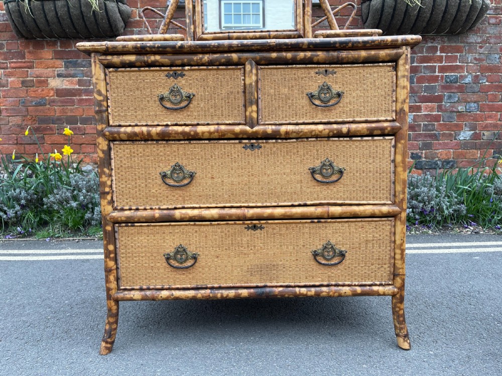 Victorian bamboo bedroom pair View XV