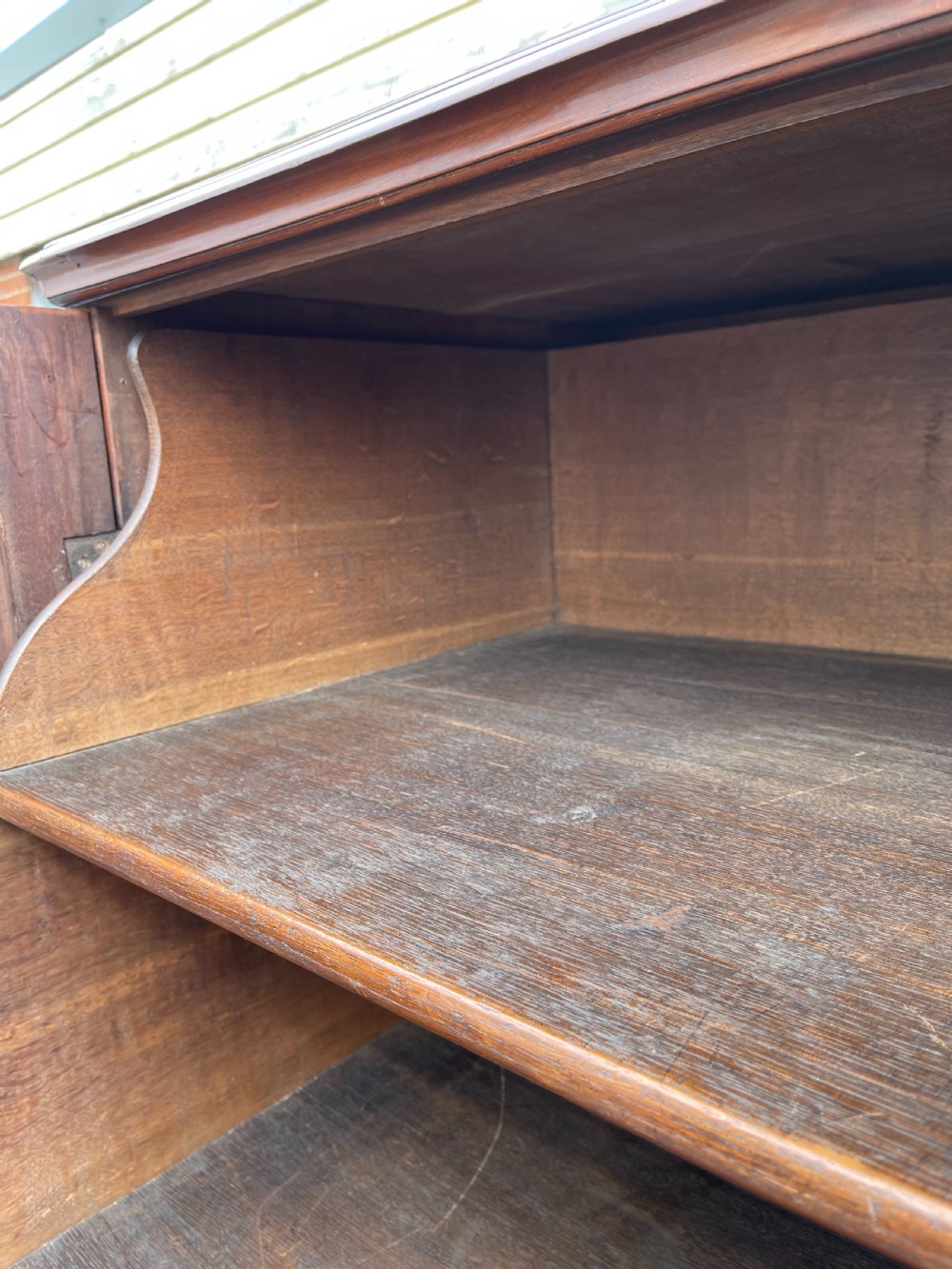 Eighteenth century Mahogany dwarf press cupboard  View VI