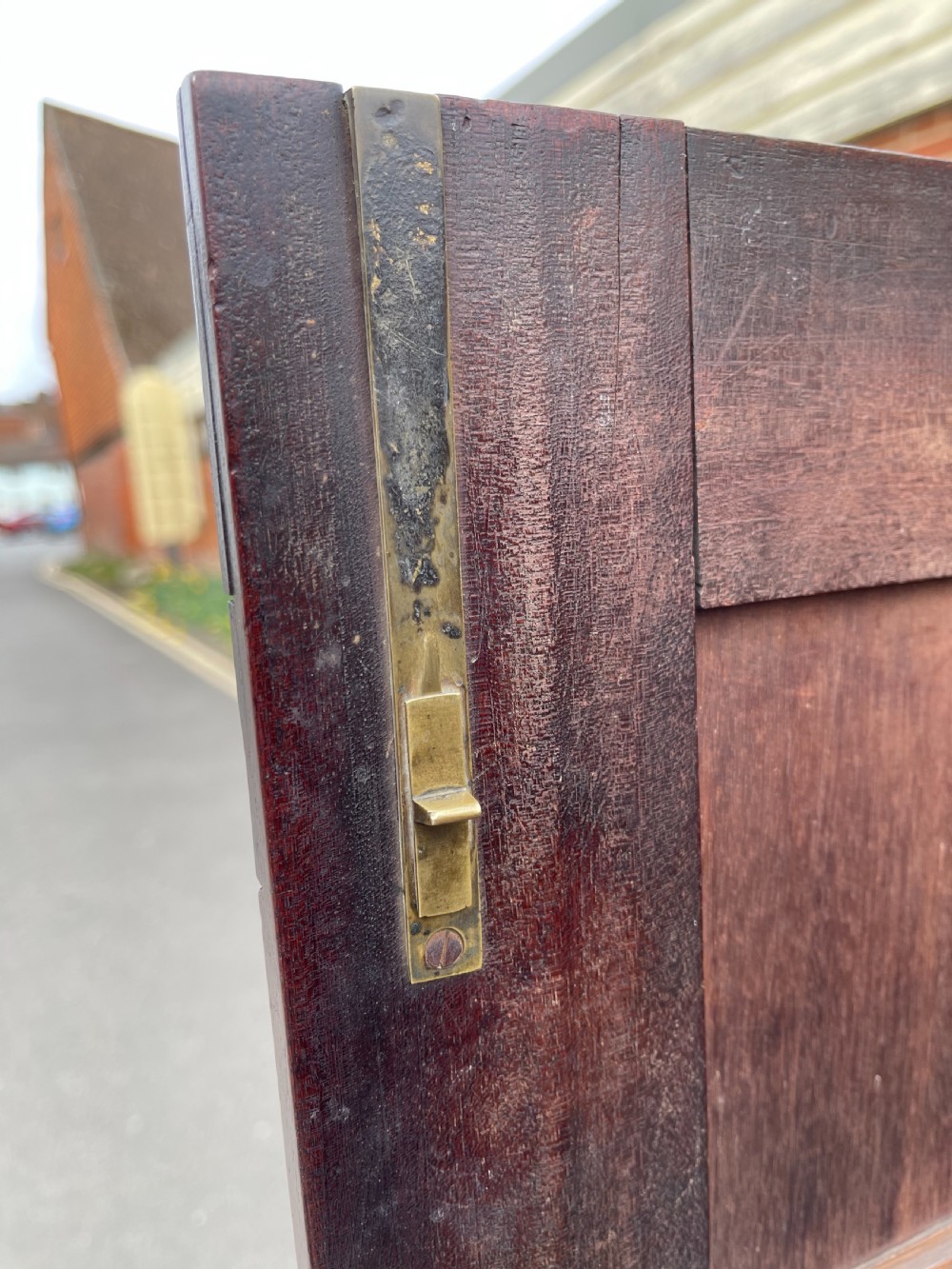Eighteenth century Mahogany dwarf press cupboard  View VII