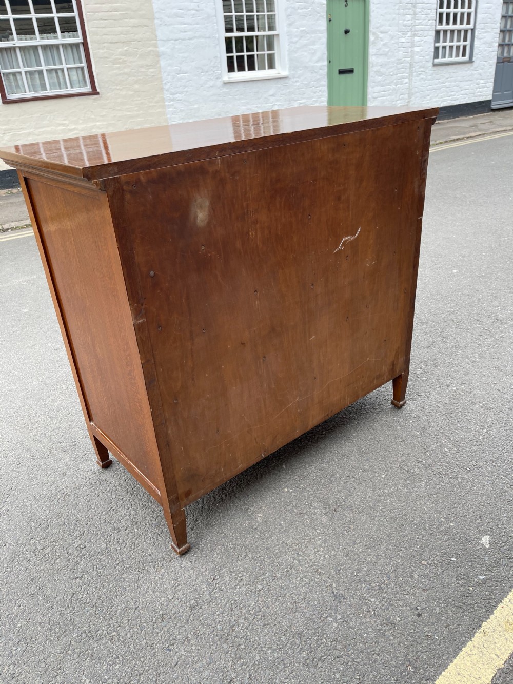 A fifteen drawer oak chest  View V