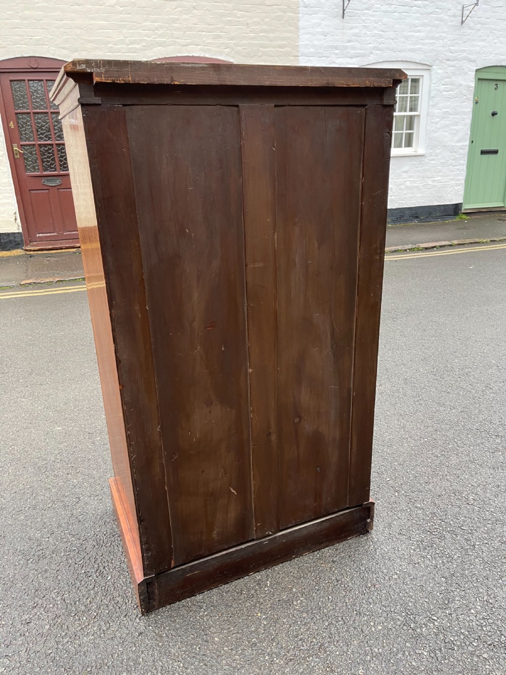 Victorian walnut Wellington chest View VII
