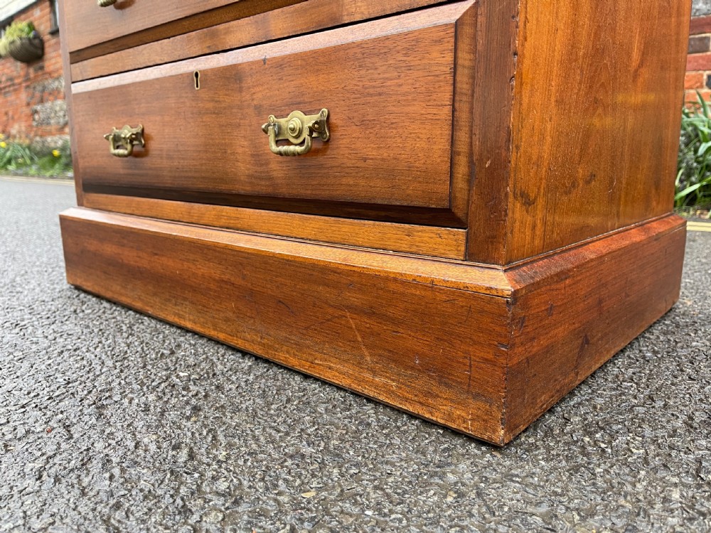 Victorian walnut Wellington chest View VIII