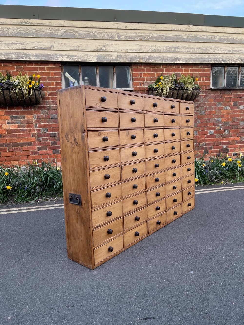 Large Victorian bank of drawers 