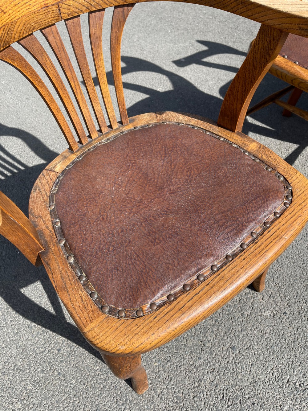 Set of eleven oak armchairs  View VI