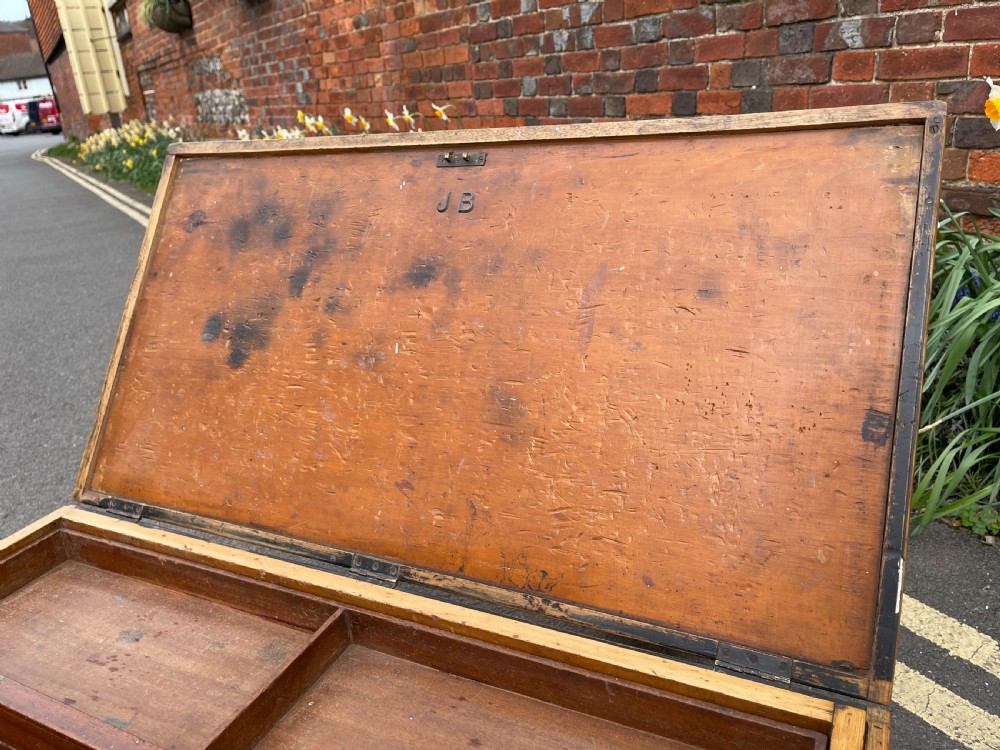 Victorian pine carpenters chest View IV