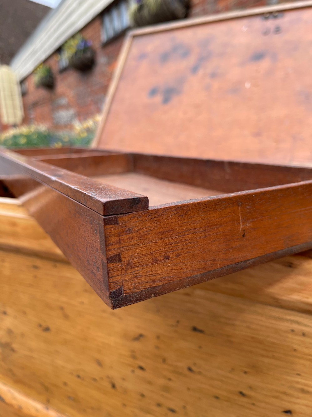 Victorian pine carpenters chest View V