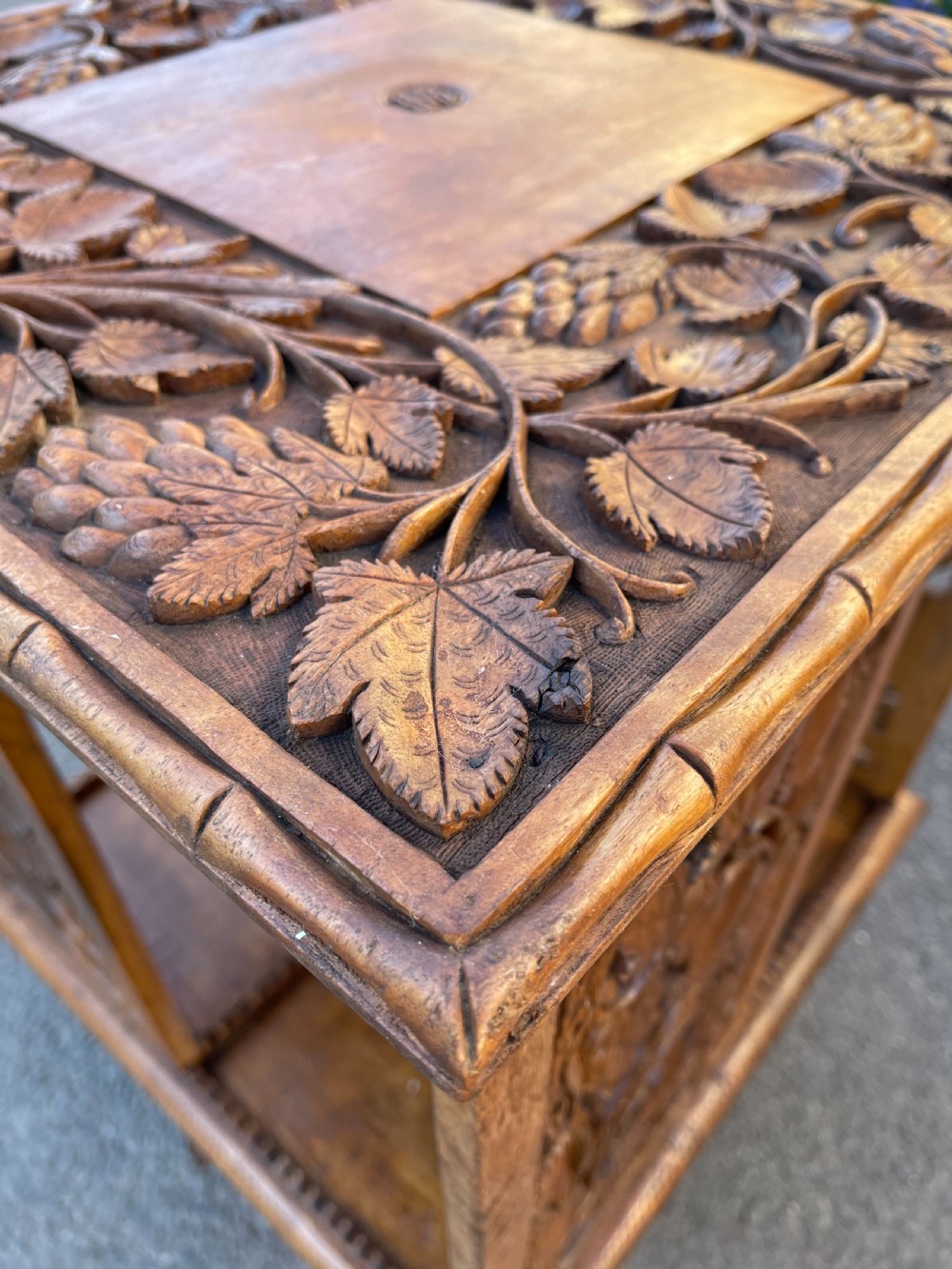 Kashmiri revolving bookcase  View III