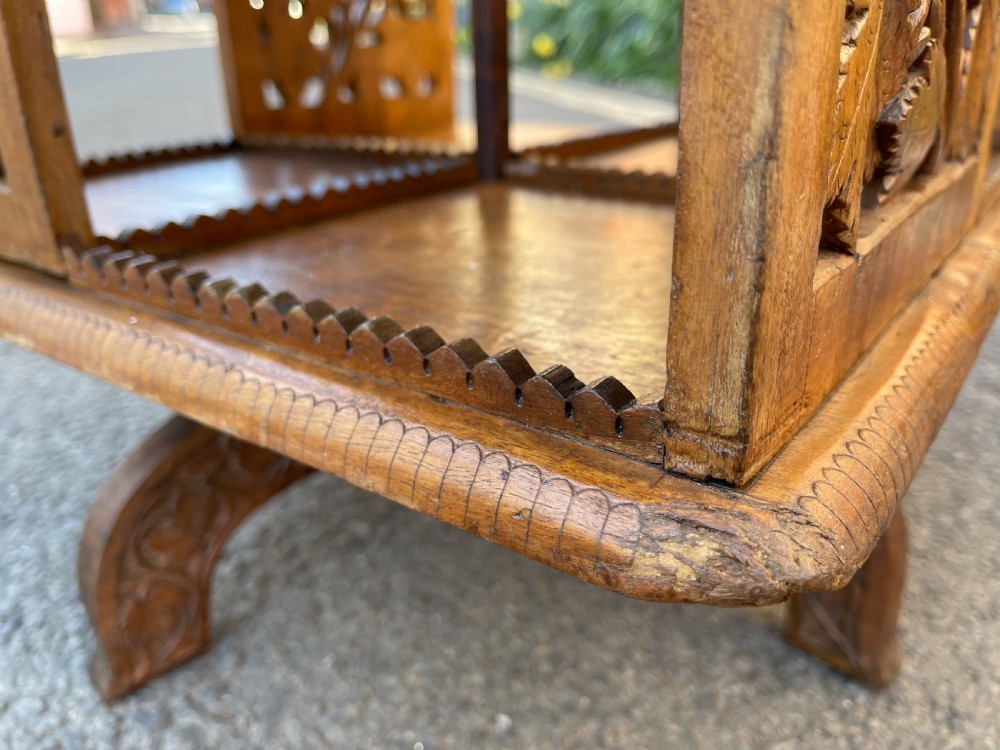 Kashmiri revolving bookcase  View VI