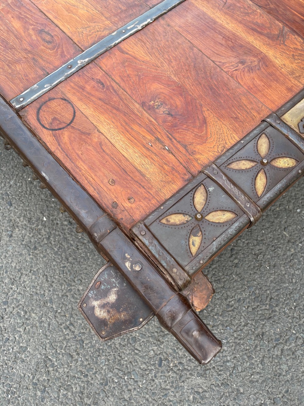 Antique Indian coffee table  View III