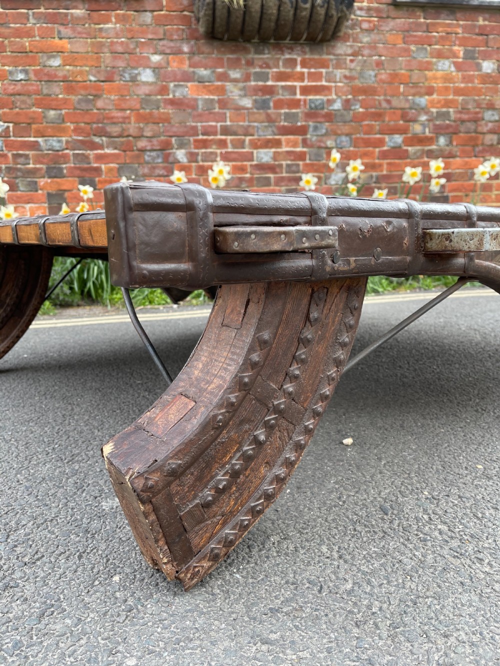 Antique Indian coffee table  View VII