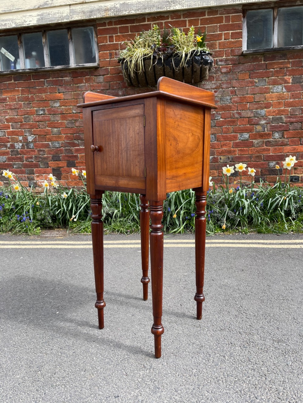 Tall Victorian mahogany cupboard 