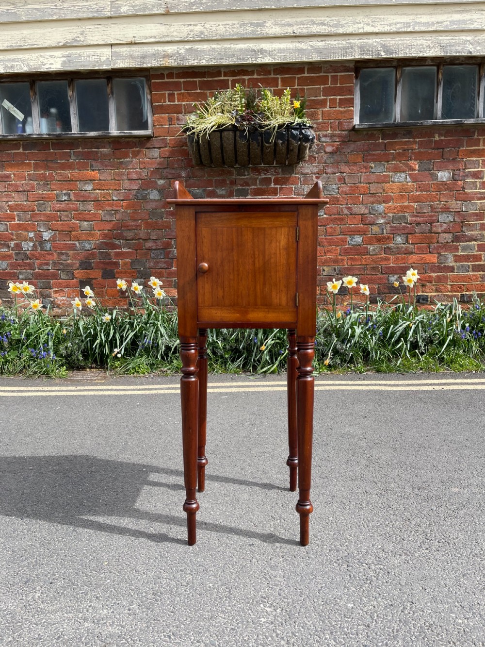 Tall Victorian mahogany cupboard  View IV