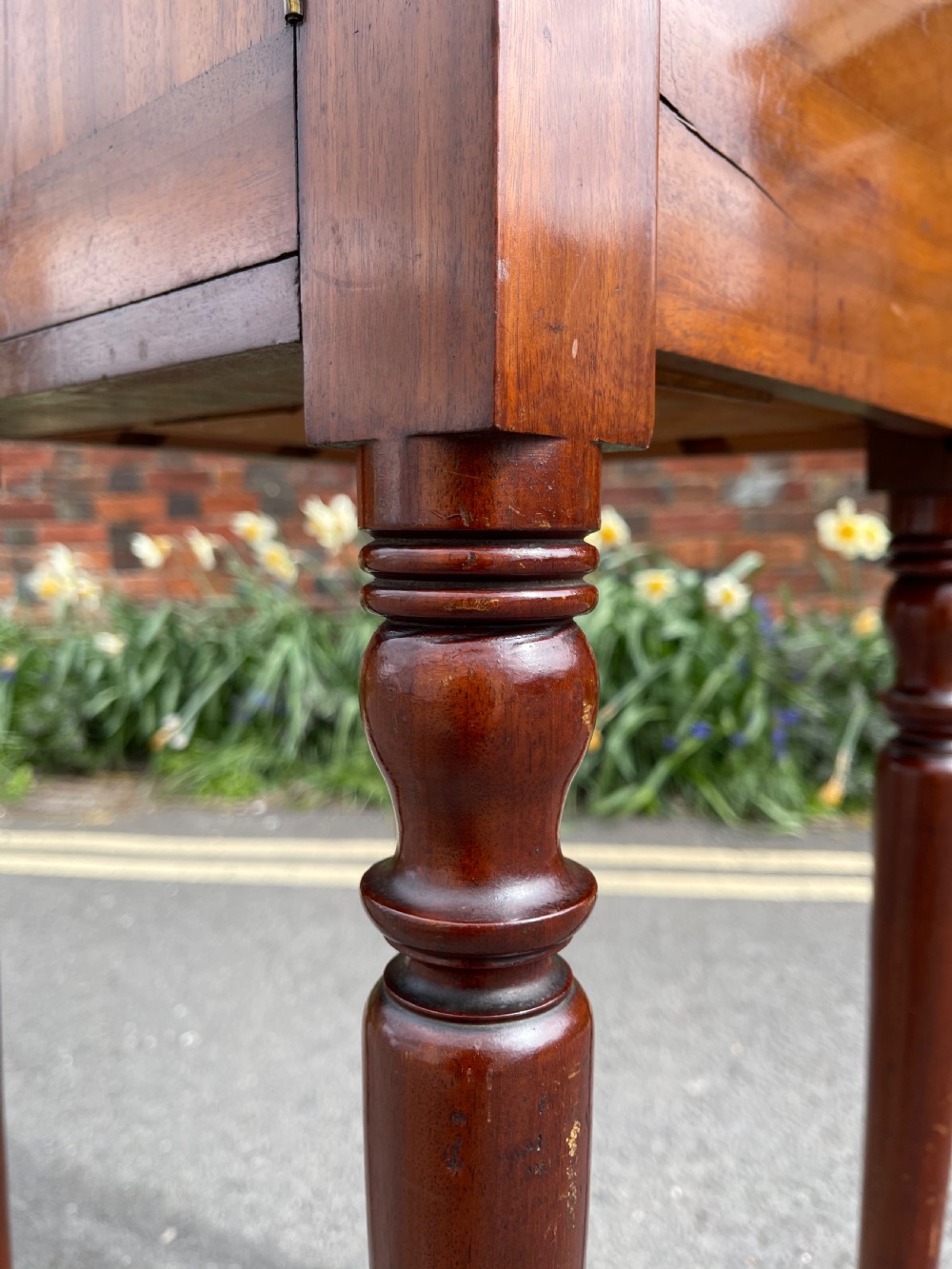 Tall Victorian mahogany cupboard  View V