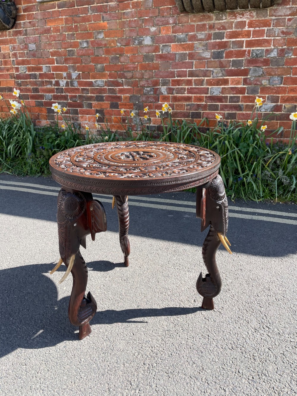 Indian elephant table 