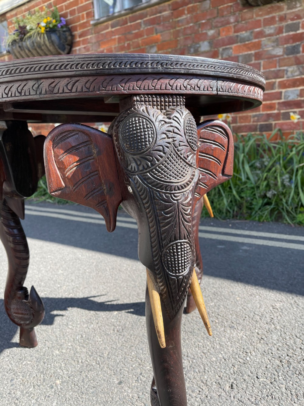 Indian elephant table  View IV