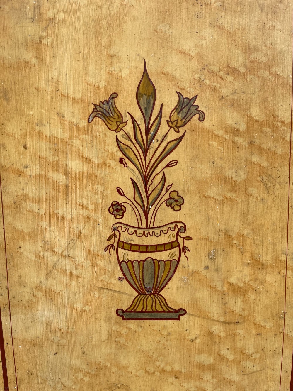 Victorian painted pine bedroom pair View IV