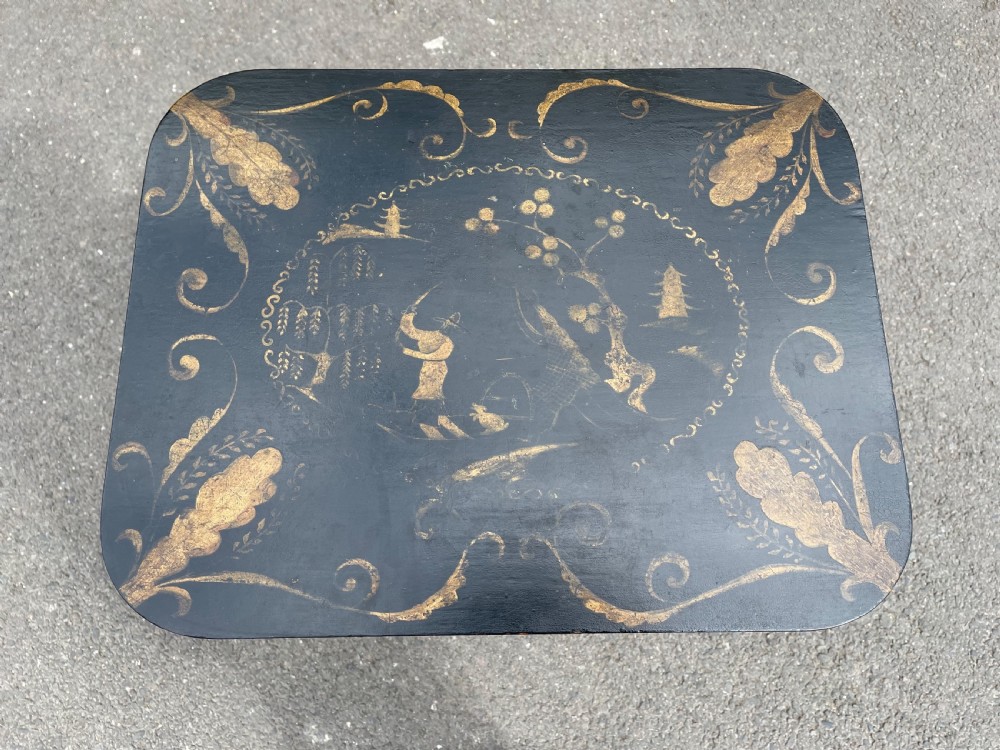 Regency chinoiserie work table  View XI