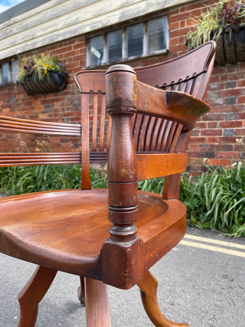 Nineteenth century Godwin desk chair  View VI