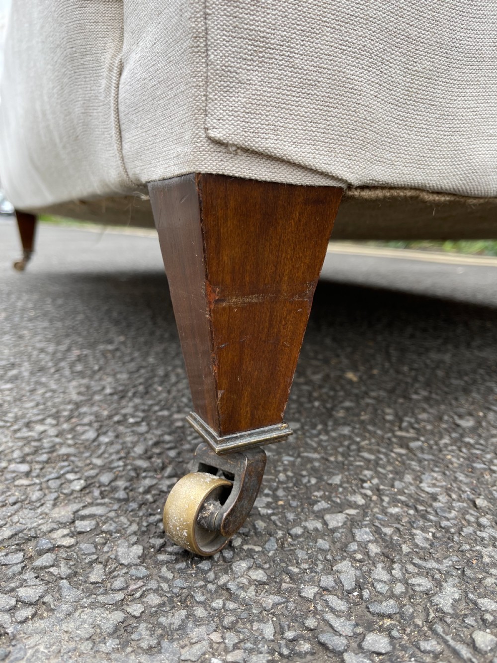 Small drop arm sofa.  View II